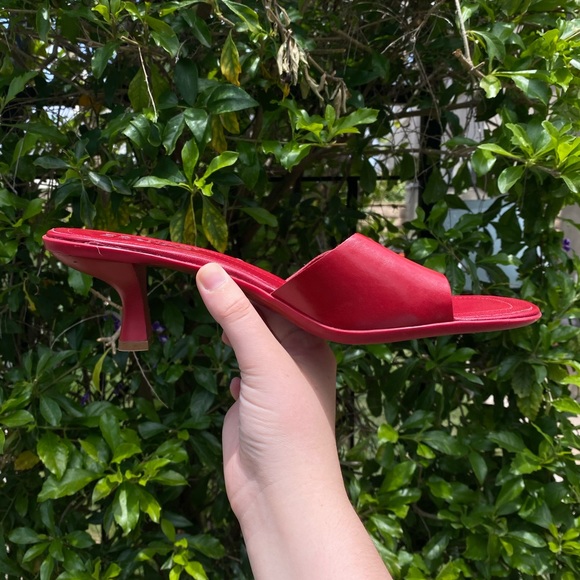 NWOT Vintage Franco Sarto Red Heels - Picture 5 of 6